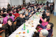 양구 방산면 특별한 경로잔치