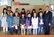 강릉 주문초 장학금 전달