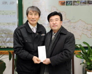 영월대교회 구제역 위로 성금 전달