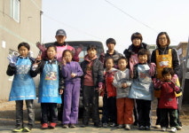 남춘천초교 아기스포츠단 연탄배달 봉사활동