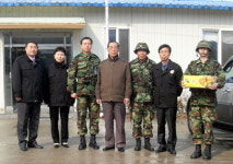 동명동 방위지원본부 예비군 격려품 전달