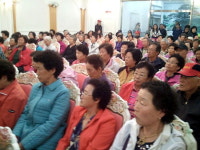 정선 남면경로대학 입학식