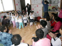 춘천 행복한교회 경로당 방문