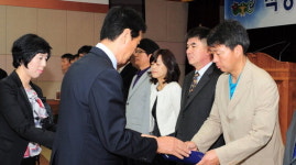 횡성군 구제역 방역 직원 표창