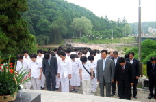 전몰군경미망인회 에티오피아 참전 기념비 참배