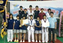 원주 평원중 태권도 종합 우승
