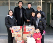 정선 사북여성의용소방대 이웃돕기 성품 기탁