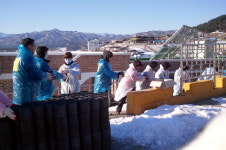 동해시청 직원 연탄배달