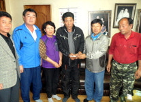 권덕희 양구농협 조합장 조합원 격려