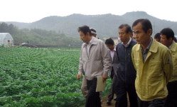 오정규 농수산부 2차관 횡성·인제 방문