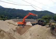 철원 용화저수지 준설
