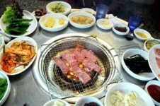 연탄불에 한우 지글지글 태백 스타일