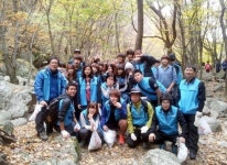 상지영서대 치악산 탐방로 환경 정화활동