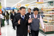 오대희 도 소방본부장 E-마트 강릉점 방문