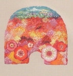 닥나무 한지 진채화 전시회 눈길