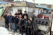 고성 죽왕수협 연탄배달