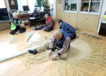 짚풀공예 노인 소득사업 육성