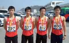 강원체고 10년만에 400m 계주 정상