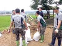 횡성 우천면 군·관  합동 수해복구