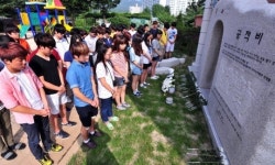 산사태로 떠난 선후배 희생 잊지 않을게요