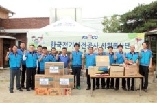 전기안전공사 강원본부 홍천 송정리 봉사활동
