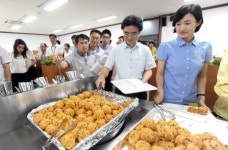 도청 구내식당 주먹밥 체험