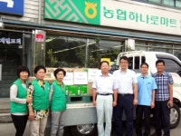 강릉 강동면 새마을부녀회 생필품 기탁