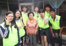 정선 사북청소년 봉사단 송편 나눔