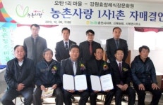 [춘천]춘천 오탄1리·강원효장례문화원 자매결연