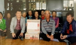 [평창]평창 진부면 노인회장, 경로당 라면전달
