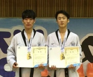 전국태권도대회 우승 양태양·김남현 금빛 발차기