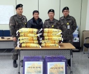 [화천]육군 15사단, 화천군 상서면에 생필품 전달