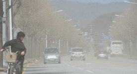 [춘천]춘천 우두택지 공사장 흙먼지