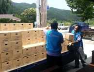 [화천]K-water 평화의댐 관리단 식수 전달