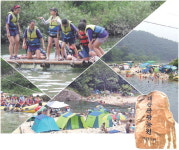 큰 산 아래 계곡… 여름 삼매경