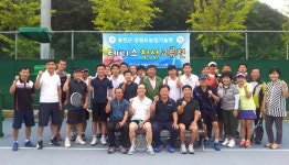 [홍천]홍천군-도 농업기술원 테니스 친선교류