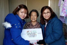 [춘천]춘천 운교노인복지센터 김치 전달