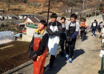 [삼척]삼척 삼일중 학생 연탄배달 봉사