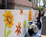 [홍천]한국미술협회 홍천지부 벽화작업