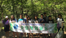 [영월]영월군청소년수련관, 환경정화활동 실시
