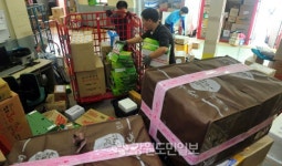 밀려드는 택배들과 24시간 사투