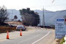 [홍천]홍천 둔지교차로 공사 장기화 주민 불편