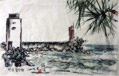 바쁜 직장생활 틈에서 그린 한국화