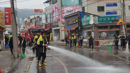 [화천]화천 사창리 새봄맞이 물청소