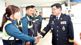 [횡성]최종헌 경찰청장 횡성경찰서 방문