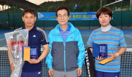 “혼합복식 첫 출전대회서 우승 영광”