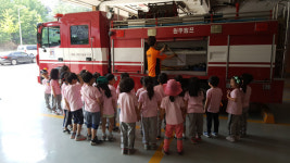 [원주]원주소방서 병설유치원 어린이 초청 견학체험