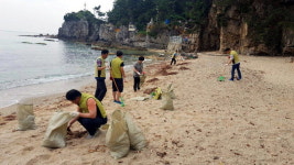 [동해]동해 송정동 하나회 해변 환경정화