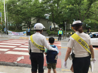 [춘천]신남초교 앞 교통안전캠페인