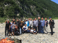 [영월]영월군·김포시노인회 동강 수중정화 활동